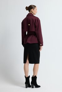 adL WITH BUTTONS - Lichte jas - mauve