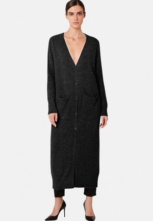 SUPER LONG - Strickjacke - schwarz