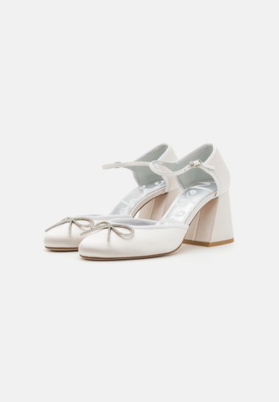 Sophia Webster PIROUETTE BALLET MID BLOCK - Klassieke pumps - ivory