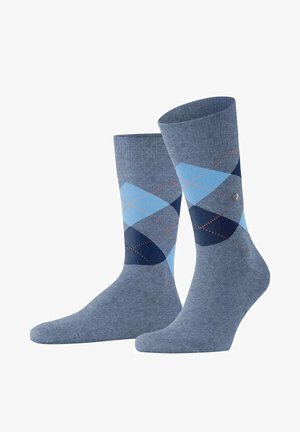 Burlington, King - Socks - blaugrau/dunkelblau/hellblau