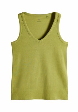 THE SET REGULAR FIT - V-NECK - Top - lime green