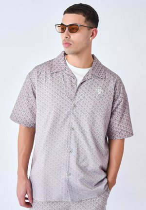 IMPRIMÉ GRAPHIC GAZE DÉGRADÉ - Camisa - taupe