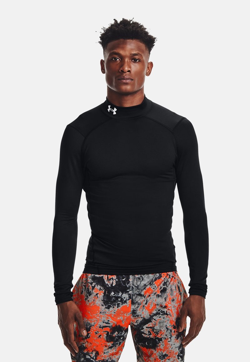 Under Armour - UA CG ARMOUR COMP MOCK COLD GEAR - Maglietta a manica lunga - black, Ingrandire