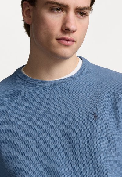 Polo Ralph Lauren KNIT COTTON CREWNECK SWEATER - Džemperis - lake heather