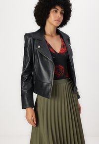 MARCIANO BY GUESS PEGGY JACKET - Lederjacke - jet black