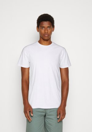 Selected Homme SLHASPEN SLUB  - T-shirt basic - bright white