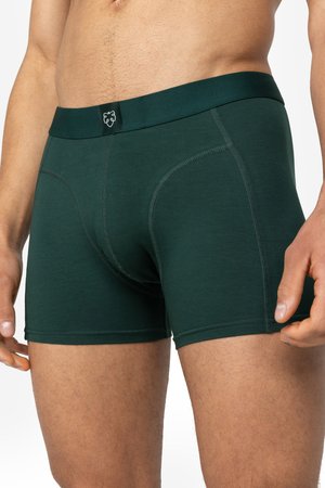 A-dam, SOLID BLACK 3-PACK - Trunks - dark green