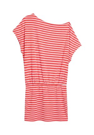 PULL&BEAR, SHORT ASYMMETRIC - DRESS - Robe t-shirt - red