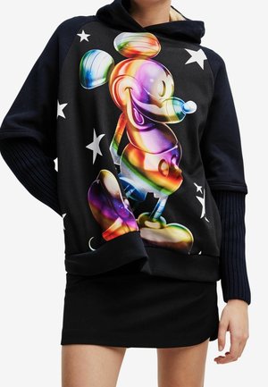 Jersey con capucha - black