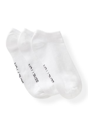 United Colors of Benetton THREE PAIRS OF - Calzini - white