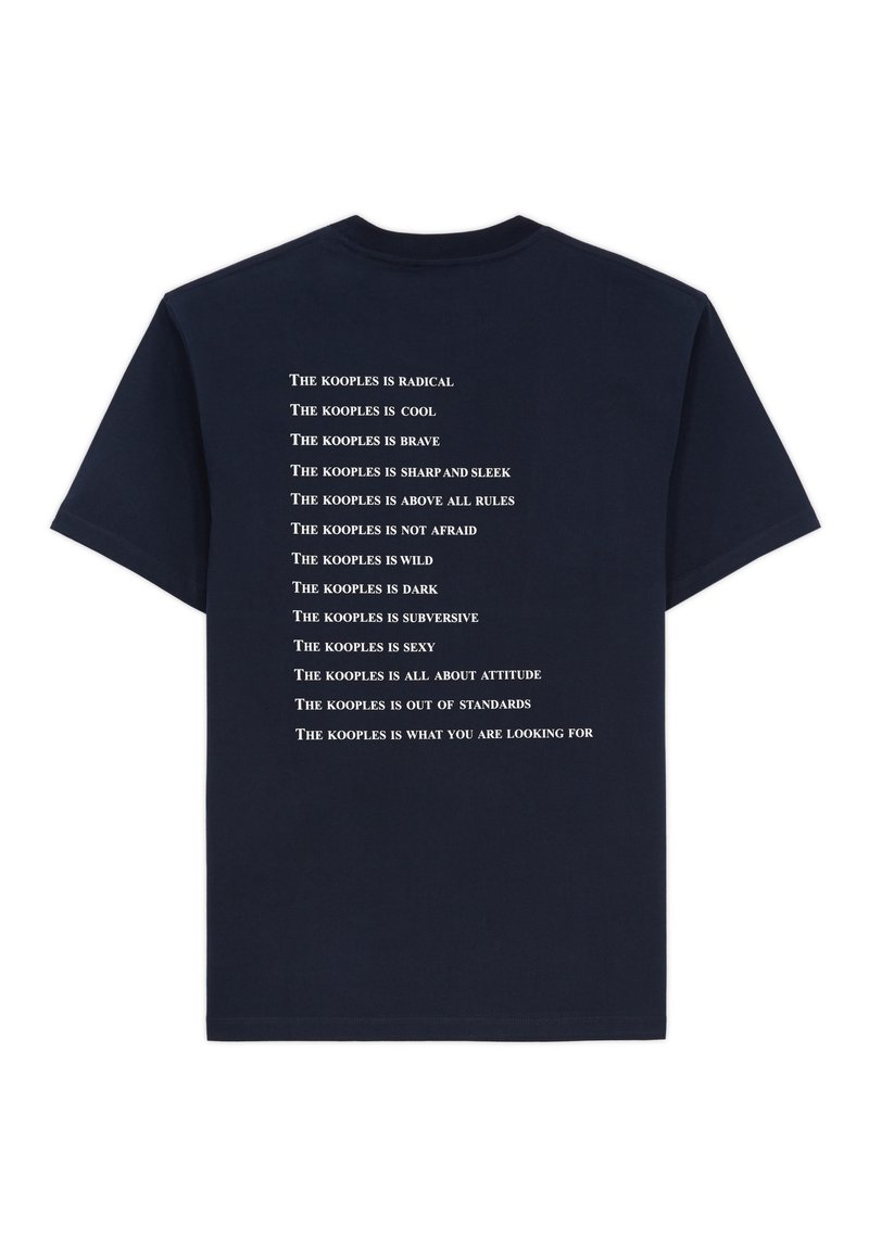 The Kooples WHAT IS EN TEE MANCHES COURTES T-shirt con stampa