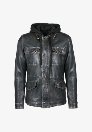 Freaky Nation COOL WAY - Veste en cuir - used black