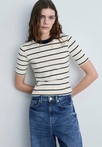 Mango - RAYITO - T-shirt imprimé - ecru Image miniature 1