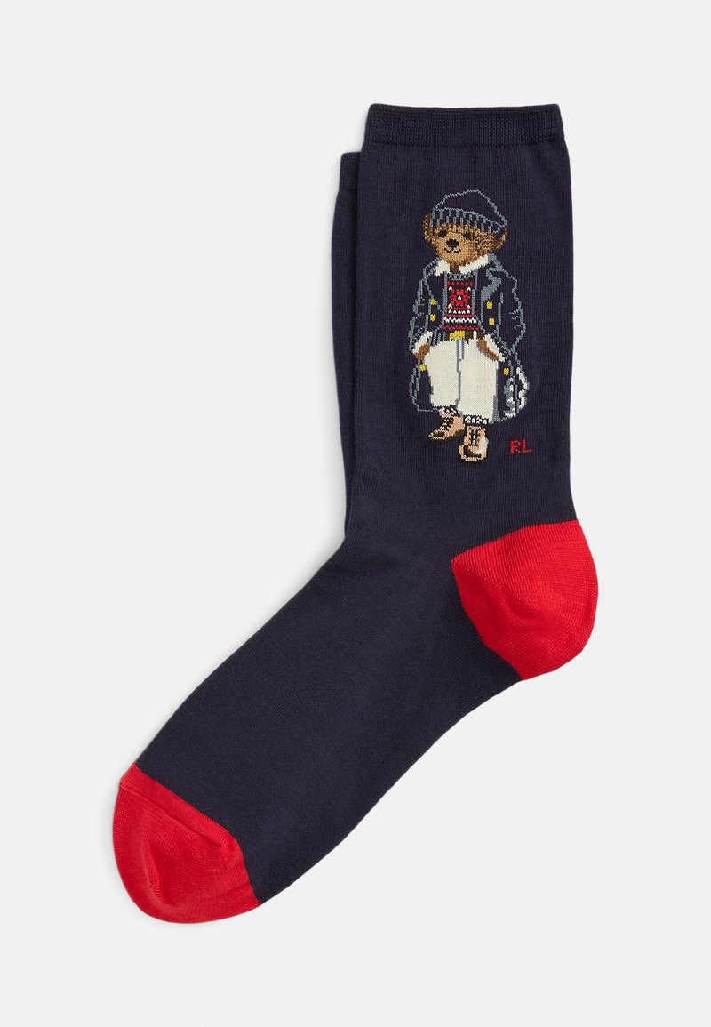 Polo Ralph Lauren POLO BEAR COTTON-BLEND TROUSER SOCKS - Socks - navy