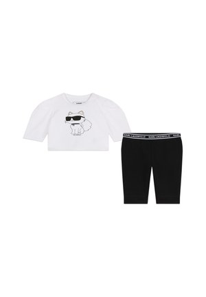 SET - Kratke hlače - blanc noir