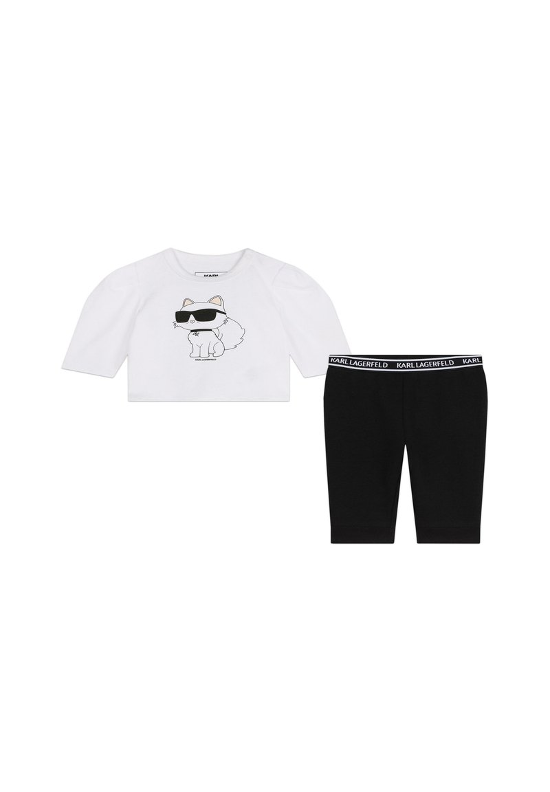 KARL LAGERFELD KIDS SET - Šortky - blanc noir