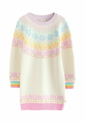 REGULAR FIT - RAINBOW FAIRSILE CHRISTMAS FAMILY - Jumper dress - pastel rainbow