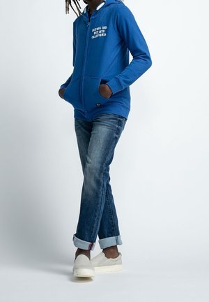 Petrol Industries Felpa con zip - blue