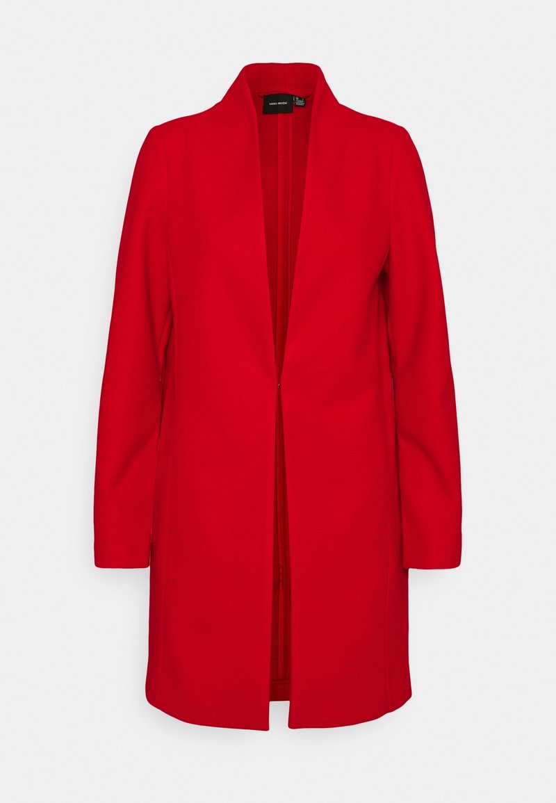 Vero Moda Halflange jas - red
