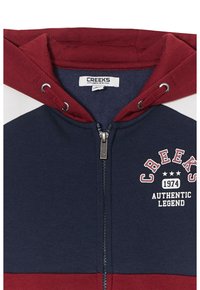 Creeks AMERICAN INSPIRATION FASHION COOL EASY CREEKS  - Felpa con zip - bordeaux