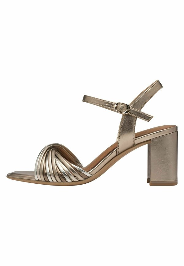 Riemensandalette - bronce comb