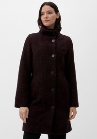s.Oliver Manteau classique - dark red heringbon