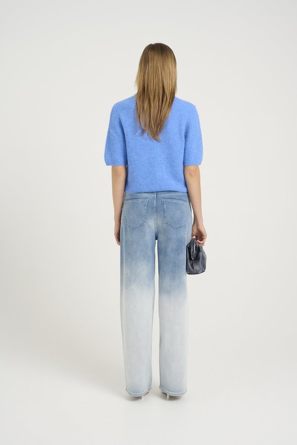 ALPHA - Cardigan - wedgewood melange3