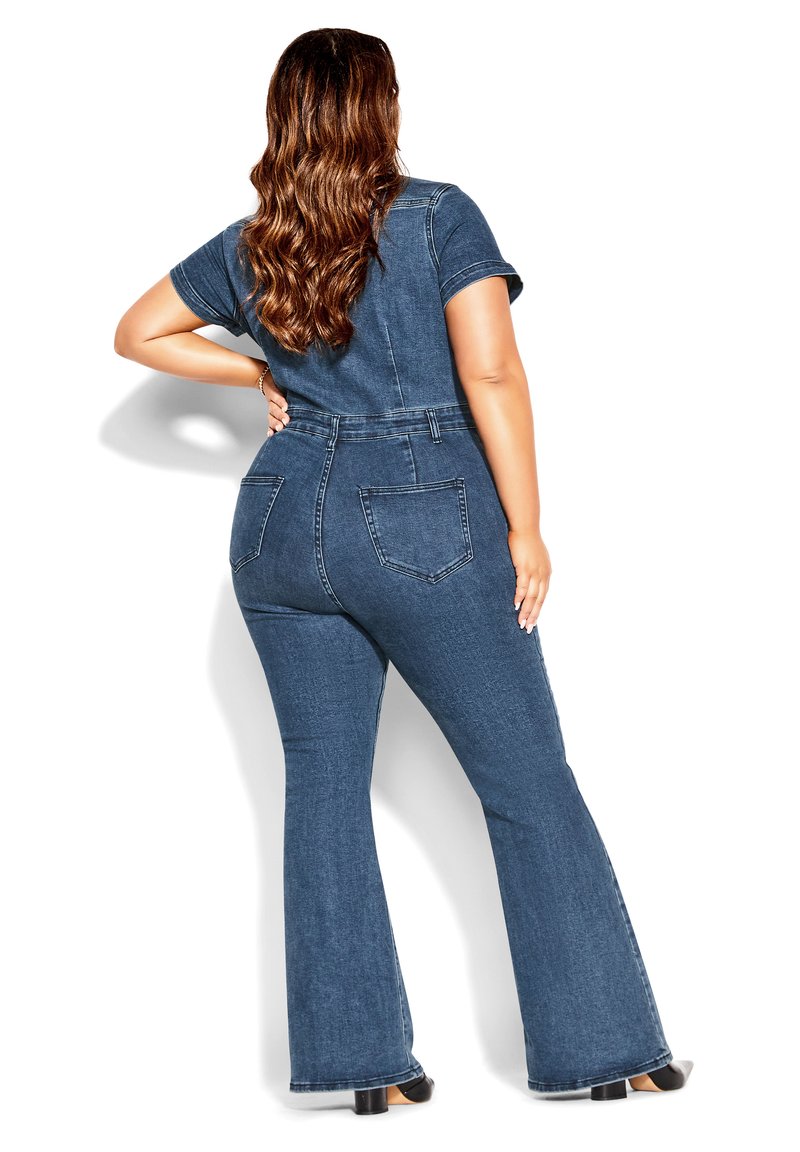 Damen Kleider | City Chic Jumpsuit mid denim/blau - WX43018 Damen Kleider | City Chic Jumpsuit mid denim/blau - WX43018