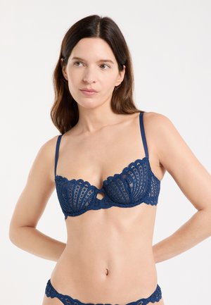 ARMATURE ETREINTE  - Balconette BH - marine