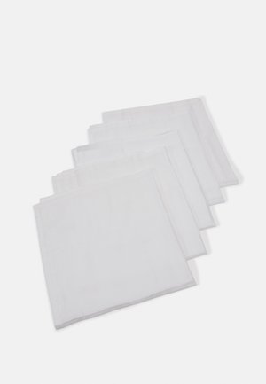 ORGANIC SQUARE CLOTHS 5 PACK - Zavinovací deka - white