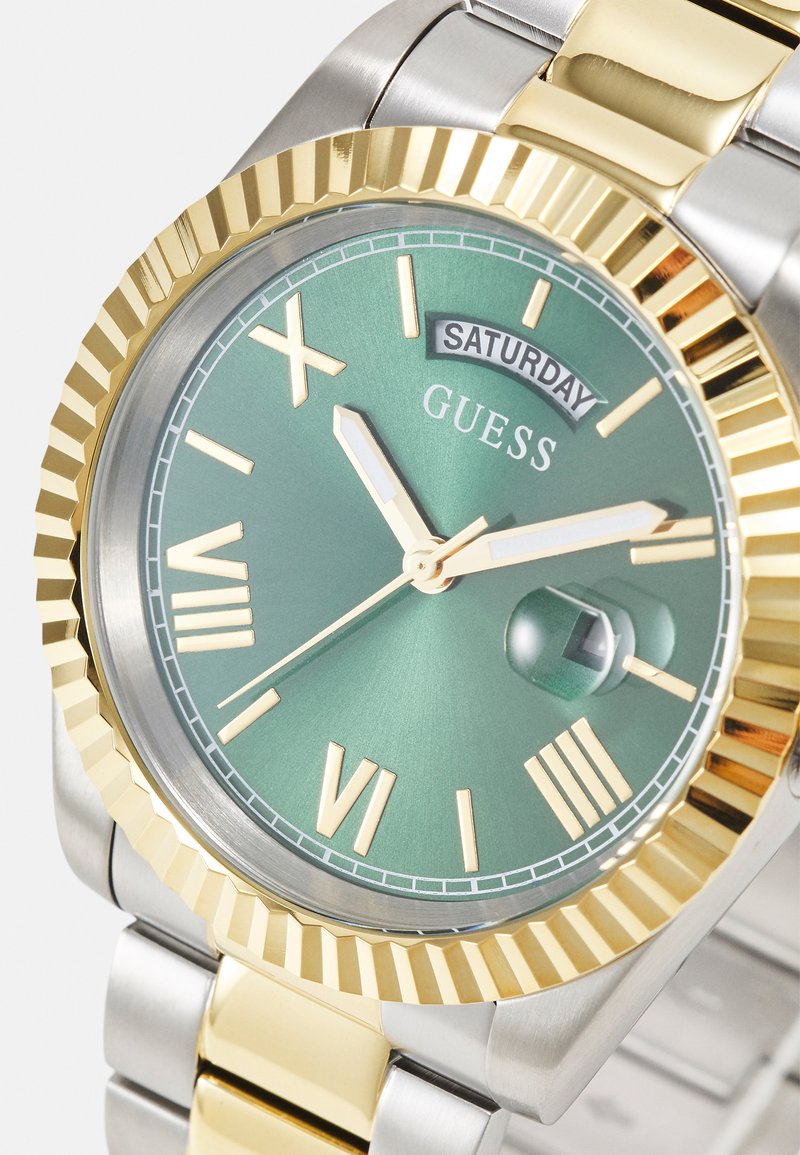 Guess CONNOISSEUR Horloge green sunray/zilverkleurig - Main Image