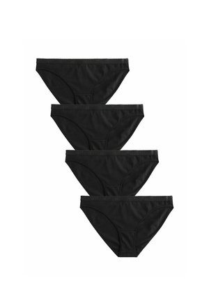 HIGH LEG FIT - 4 PACK - Slip - black