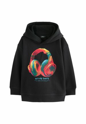HEADPHONES GRAPHIC - REGULAR FIT - Sweat à capuche - black