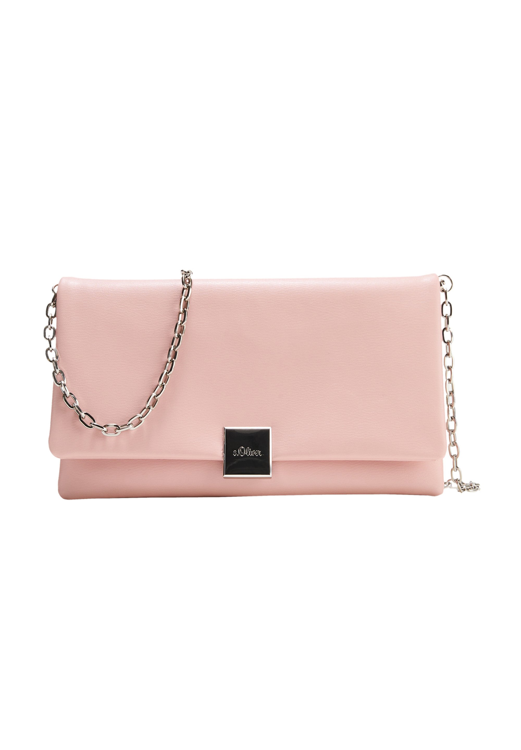 Borsa Pochette Vernice Rosa Cipria Clutch Pochette Vernice Cipria