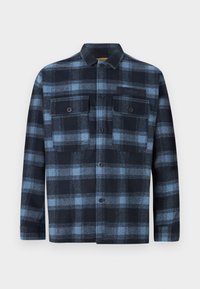 CHECKED SHACKET - Camicia - navy/blue