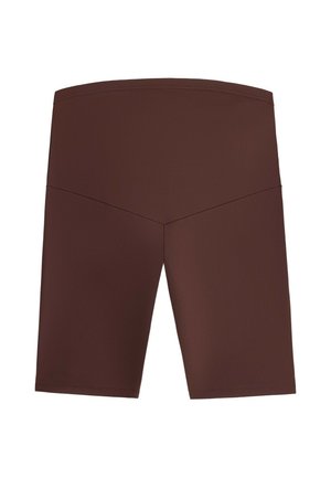 OYSHO, MATERNITY COMFORTLUX 20CM CYCLE LEGGINGS - Cyklistické šortky - brown