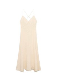 HAFTOWANA - Vestido largo - off-white
