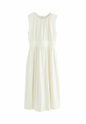 TALL FIT -  WAISTED SUMMER MIDI  - Trikoomekko - cream