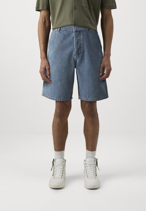 RELAXED UTILITY - Jeansshorts - washed stone blue