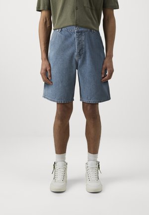 RELAXED UTILITY - Farkkushortsit - washed stone blue