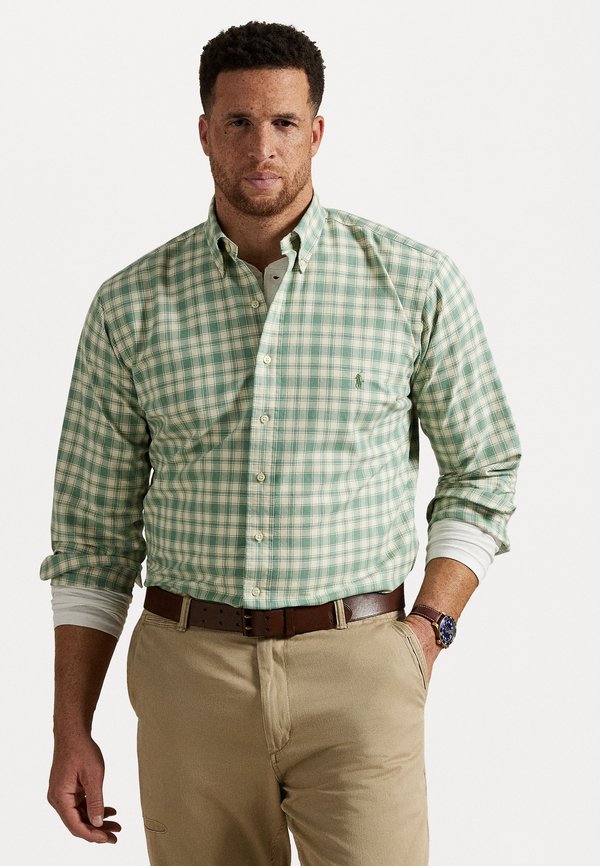 PLAID OXFORD SHIRT - Shirt - seafoam cream
