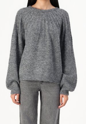 Noisy May Svetr - mottled dark grey