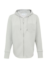 comma casual identity Felpa con zip - grau