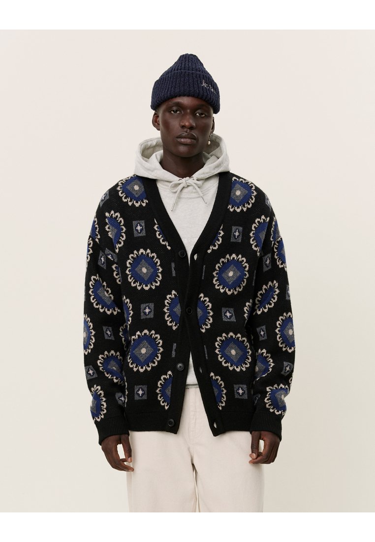 Les Deux ARO - Kardigán - black/blue