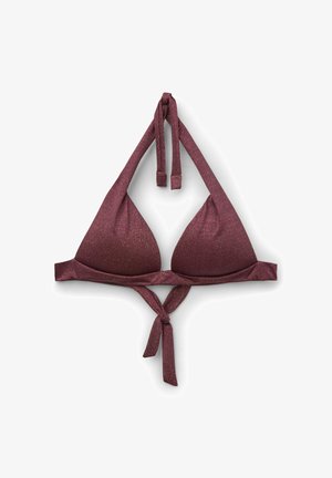 Calzedonia, GOLDEN GLOW TRIANGLE - Haut de bikini - burgundy