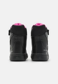 Geox WILLABOOM GIRL  - Stivaletti stringati - black/multicolor