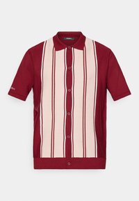 JUDE  - Polo marškinėliai - vino/rose/ivory