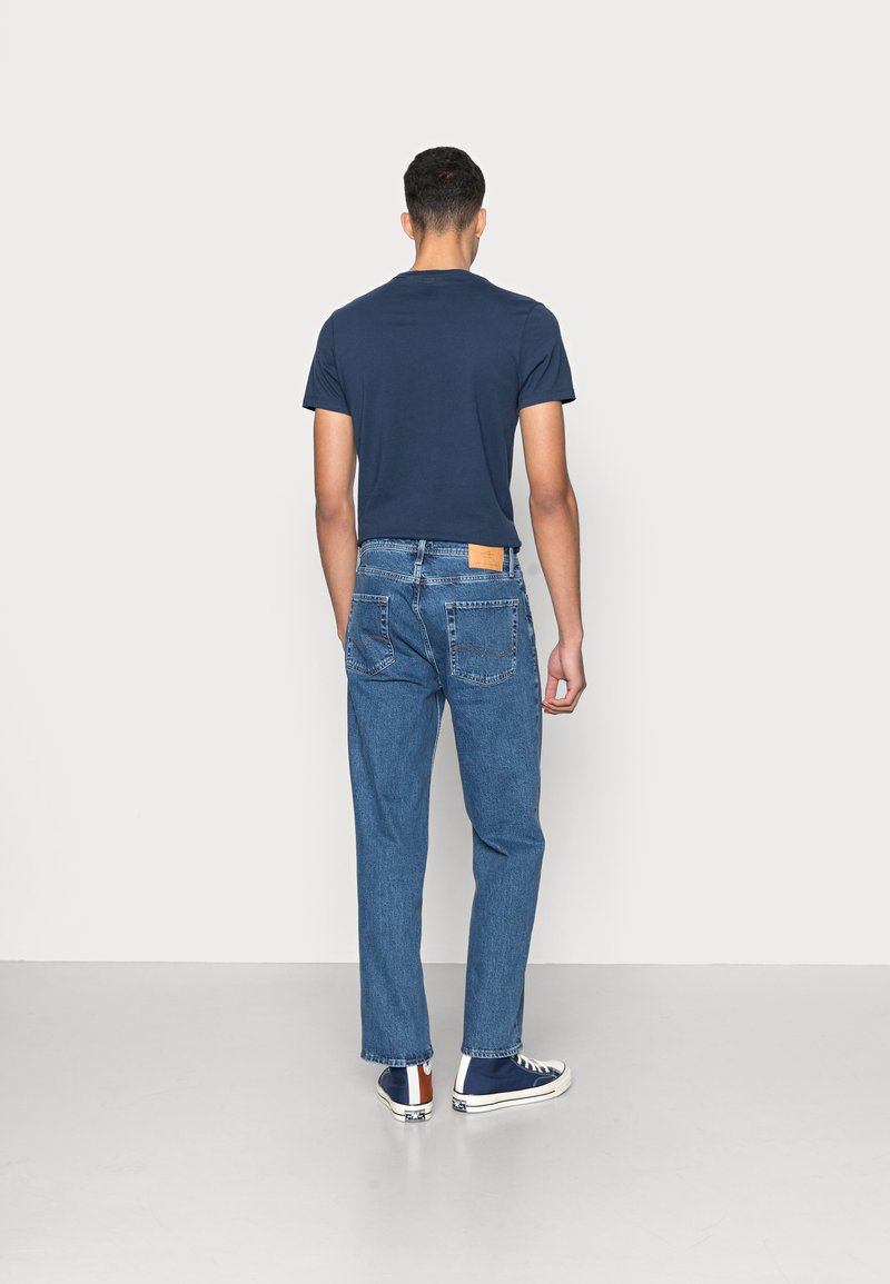 Herren Skinny Fit | Jack & Jones JJIEDDIE JJORIGINAL Jeans Straight Leg blue denim - DF57820 Herren Skinny Fit | Jack & Jones JJIEDDIE JJORIGINAL Jeans Straight Leg blue denim - DF57820