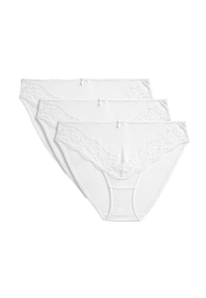 3 PACK HIGH - Trusser - white