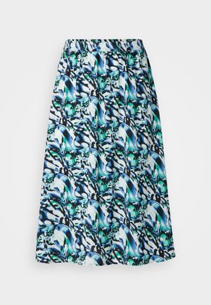 ONLY Carmakoma, CARLUX LIFE SKIRT - Jupe trapèze - crystal blue